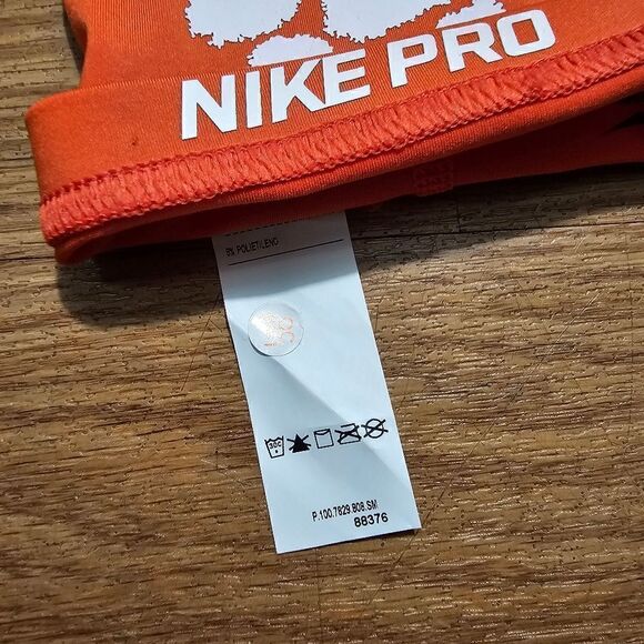 Nike Clemson Tigers PE Pro Hyperstrong Football Sleeve Elbow Protector Orange XL - Picture 9 of 9